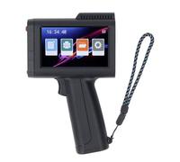 Tangxi Imprimante à Jet d'encre Portable, Imprimante à Jet d'encre Portable Rechargeable de Type C pour Codes-Barres (Prise UE 100-240V)