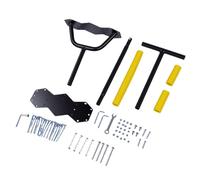 Tangxi Jardin Aérateur Manuel avec Ressort Double | 17 pointes pointues, construction en acier robuste, fonction autonettoyante, aération efficace du sol, plateforme