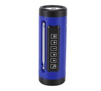 Tangxi Lampe de Poche Musicale Bluetooth, Lecteur de Musique Portable sans Fil de qualité Sonore Supérieure, Lecteur Multifonctionnel étanche pour Le Cyclisme en Plein Air (Blue)