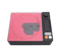 Tangxi Lecteur de Musique CD Bluetooth, Lecteur Audio HiFi Portable, écran LCD et Télécommande sans Fil, Radio FM Stéréo Multifonctionnelle pour Les Loisirs Quotidiens à la Maison (Noir et Rose)