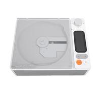 Tangxi Lecteur de Musique CD Bluetooth, Lecteur Audio HiFi Portable, écran LCD et Télécommande sans Fil, Radio FM Stéréo Multifonctionnelle pour Les Loisirs Quotidiens à la Maison (White)