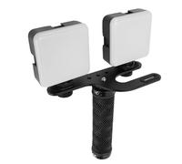Tangxi Lumière de Remplissage LED avec Lumières à luminosité Réglable, Lumière de Remplissage Portable 5600K avec Pince de Téléphone pour Smartphones, avec Poignée, pour la Photographie
