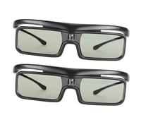 Tangxi Lunettes 3D Link DLP, Verres 3D D'obturateur Actif Rechargeable avec Taux de Réactif de 144 Hz 40 Heures de Jeu, pour Pro 3500 Pro Vanish TV et Autres Projecteurs 3D DLP-Link