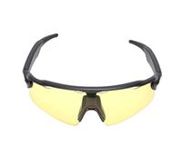 Tangxi Lunettes de Cyclisme Intelligentes, Lunettes de Sport Bluetooth avec Haut-parleurs et Micro HD Intégrés, Verres Enveloppants Coupe-Vent, Double Batterie Longue Durée de 60 MAh, (Black)