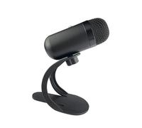Tangxi Microphone USB pour Jeux sur PC, Prise de Son Omnidirectionnelle à 360°, Microphone D'ordinateur Filaire avec Support et Voyant Lumineux, pour Podcast, Chant, Diffusion en