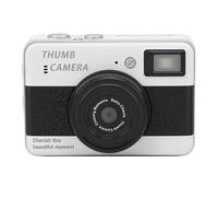 Tangxi Mini Caméra Porte-clés 4K, Petit Appareil Photo Numérique Rétro FHD 68 MP avec écran Rabattable de 1,47 Pouces, Petit Caméscope Portable pour Selfie avec Lumière de Remplissage (Black)