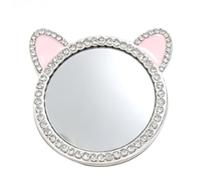 Tangxi Miroir à Coller pour Téléphone Portable avec Cadre en Alliage de | Miroir de Téléphone Auto-adhésif, 0,5 Cm D'épaisseur, Résistant aux Rayures, pour la Décoration de Coque de Téléphone,
