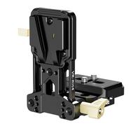 Tangxi Plaque de Batterie Pliable à Montage en V, Plaque de Base à Dégagement Rapide Arca avec Inclinaison de 180 Degrés, sans Installation D'outil Compatible avec Les Trépieds et Les