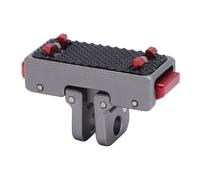 Tangxi Plaque de Libération Rapide en Métal, Base de Support de Caméra en Alliage en Aluminium avec Un instantané sur Le Mécanisme, pour la Photographie de Voiture Trépied Selfie