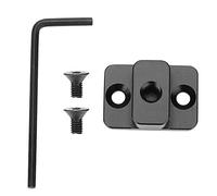 Tangxi Plaque de Montage pour Moniteur de caméra pour DJI Ronin S, Trous de repérage Arri de Rail de NATO Rail et Trous de Filetage 1/4 pour Bras/Moniteur/Microphone