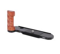 Tangxi Poignée en Bois FM2, Support de Plaque de Base en Forme de L, pour Plaque en Alliage D'aluminium pour Poignée Latérale en Bois Légère Arca (Black)