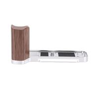 Tangxi Poignée en Forme de L, Poignée de Caméra en Bois en Alliage D'aluminium avec Plaque à Dégagement Rapide, pour Caméra X E5