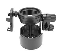 Tangxi Porte-gobelet Universel pour Poussette, Conception Multifonctionnelle, Rotatif à 360 Degrés pour Les Mamans, Taille en Plastique 8,7x3,7x4,5 Pouces (Black)