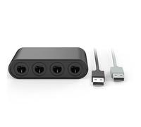 Tangxi pour Adaptateur de Contrôleur de Jeu, Convertisseur de Contrôleur de Jeu Fonction de Vibration Turbo Plug and Play pour 2 pour OLED pour PC, Prend en Charge la Connexion de 4