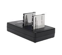 Tangxi pour Batterie BN1 et Double Chargeur USB LED pour Appareils Photo DSC T99 T110 TF1 TX5 TX7 TX9, Doubles Batteries Rechargeables 1000 MAh avec Double Emplacement