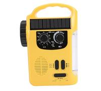 Tangxi Radio d'urgence à Manivelle, Radio Portable AM FM, Alimentation Solaire, Antenne Rétractable de Banque d'alimentation Rechargeable, de Survie Compacte pour Camping