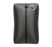 Tangxi Sac Sous Vide de Voyage Réutilisable avec Pompe, Gain de Place pour la Compression des Vêtements, Idéal pour le Camping, la Randonnée, Polyester Imperméable 20 L (Grille verte)