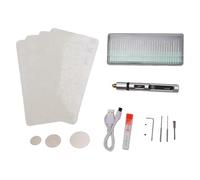 Tangxi Stylo de Gravure sans Fil avec Lumière LED, Kit D'outils électriques Polyvalent pour Graver, Meuler et Polir le Bois, le Verre, le Cuir et le Métal