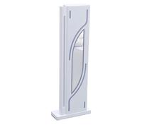 Tangxi Support de Carte Graphique RGB Réglable en Hauteur, Support de Carte Graphique ARGB en Alliage D'aluminium, Support Anti-affaissement avec Base Magnétique, pour Synchronisation (White)