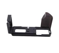 Tangxi Support de Plaque en L à Dégagement Rapide, Poignée Vintage en Bois Noir pour Appareil Photo Pen F avec Base en Alliage D'aluminium et Coussinet Antidérapant, pour Une Prise