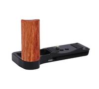 Tangxi Support de Poignée en L pour Appareil Photo, Support de Poignée en Forme de L en Alliage D'aluminium avec Tampon Anti-Rayures et Trou fileté de 1/4 Pouces Compatible avec Le (Black)