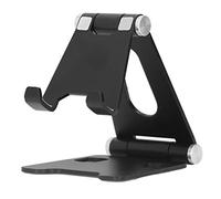 Tangxi Support de Téléphone en Alliage D'aluminium, Support de Tablette de Bureau, Portable Pliable avec Rotation à 360 Degrés et Charnières Testées 6000 Fois pour Téléphones
