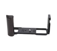 Tangxi Support en L pour Caméra GFX50R, Plaque à Dégagement Rapide en Alliage D'aluminium en Forme de L avec Poignée en Bois, Support de Chaussure Froide, Trous de Vis de 1/4 Pouces