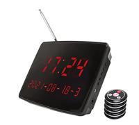 Tangxi Système de Téléavertisseur de Restaurant, Système D'appel de Téléavertisseur sans Fil avec Technologie RF et écran LCD, pour Hôtels, Bars, Restaurants, Bureaux (Prise UE)