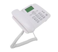 Tangxi Téléphone de Bureau Classique GSM, Téléphone Fixe sans Fil avec Antennes Radio-réveil, écran 2,4 Pouces, Prise en Charge de la Carte SIM 2G, pour la Maison, Les Personnes âgées (EU)