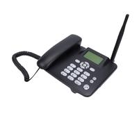 Tangxi Téléphone de Bureau sans Fil, Carte SIM GSM 2G, Téléphone Fixe sans Fil avec Antenne, écran de 2,4 Pouces, Alarme Radio FM pour la Maison, L'hôtel, Le Bureau, Une Utilisati (Prise UE)