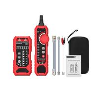 Tangxi Testeur de Câble Ethernet Testeur de Câble Réseau Multifonction Conception Portable pour Techniciens et Ingénieurs Informatiques Plastique 1 unité (HT801AT Version anglaise)