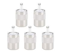 Tangxi UHF PL-259 Connecteur d'alimentation mâle mâle Laiton Laiton Paquet de 5 Connecteur de câble coaxial PL-259 pour câble coaxial RG8/RG214/RG214/RG213 5013 à Faible