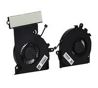 Tangxi Ventilateur de Remplacement pour Ventilateur de Refroidissement du Processeur 2 Pièces - Ventilateur de Refroidissement Interne pour Ordinateur 4 Broches pour HP OMEN 15-ce/17-an