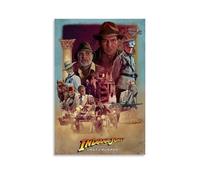 TANGYI Indiana Jones et la dernière croisade - Impression sur toile style rétro - Décoration pour salon, chambre à coucher - 30 x 45 cm - Style rétro