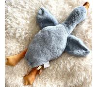 Tanha Peluche Oie, Jouet en Peluche de Oie, Oie en Peluche XXL, Canards Grosse Peluche, Peluche TY, Amie Moelleuse Douce, étreignant Coussin (Gris, 49CM)