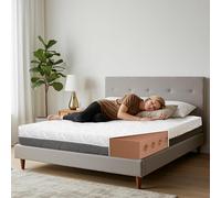 TANHK Matelas Simple à mémoire de Forme Made in Italy | orthopédique Moyen fermeté | Système Anti-Points de Pression | hypoallergénique, Anti-bactéries et acariens (Foliage, 200 x 200)