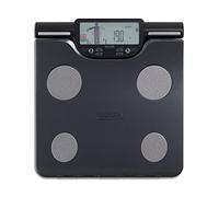 TANITA BC-613 Balance de Composition Corporelle Segmentaire - Graisse, Masse Musculaire par Partie du Corps, Apport Calorique Quotidien, 10 Mesures, Noir