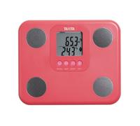 TANITA BC-730 Moniteur de Composition Corporelle Léger et Compact à Balayage Interne Affichage Facile à Lire 9 Mesures Rose
