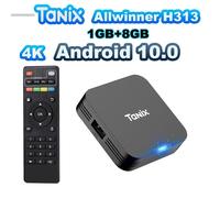 Tanix-Boîtier TV TbronchAndroid 10,lecteur multimédia mondial,WiFi 2.4G,4K,16 Go,8 Go - Type 1GB 8GB