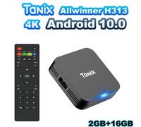 TANIX TX1 Android 10.0 Allwinner H313 Quad Core 4K HDR Mini jeu TV Stick 2.4G Wifi RAM 1GB 2GB ROM 8GB 16GB boîtier de télévision intelligent - Type 2GB 16GB