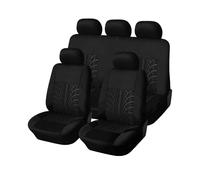 TANJAU Housse de Siège de Voiture pour Citroen C4 Aircross 2012-2017, Housse de Siege Avant et Arrière Coussin de SièGe Confortables Respirant Accessoire,A/Black