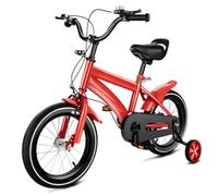 TanjcXliu Vélo pour enfant 14" avec roues stabilisatrices - À partir de 3 ans - Pour enfants d'une hauteur de 89,37 à 45,28 pouces