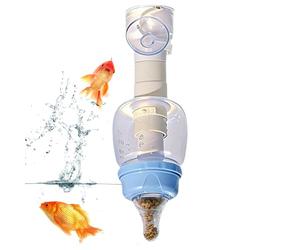 Tank Feeder | Vertical Suction Cup Aquarium Food Nipple | Clear Tank Feeder | Home Daily Vacation Travel Betta Shrimp Structure to Deliver Food Directly Into The Activity Zone, ensurin