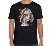 Tank Girl Smoking Punk Girl Cool Ideal Gift Mens T-Shirt Black XL