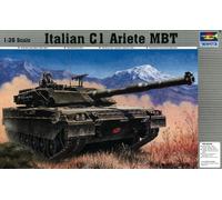 Tank MBT C1 Ariete De L'Armée Italienne Kit En Plastique Modèle 1:35 0332