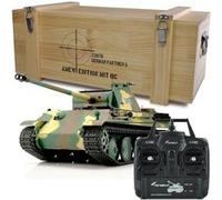 Tank Rc Char German Panther Panzerkampfwagen V 1/16 Ème Ir Billes Son Et Fumée-Amewi