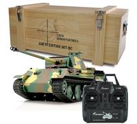 Tank Rc Char German Panther Panzerkampfwagen V 1/16 Ème Ir Billes Son Et Fumée-Amewi