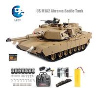 Tank RC - HIGH-TECH & BIEN-ETRE - US M1A2 Abrams - Jaune - Mixte - Adulte