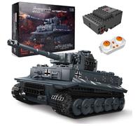Tank Télécommandé à Construire 800+ Pièces - Char Militaire RC à Monter - Kit Technique Enfant Jouet