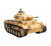 Tank télécommandé - AMEWI - TauchPanzer III - 1/16 - Son et fumée - Tir de billes